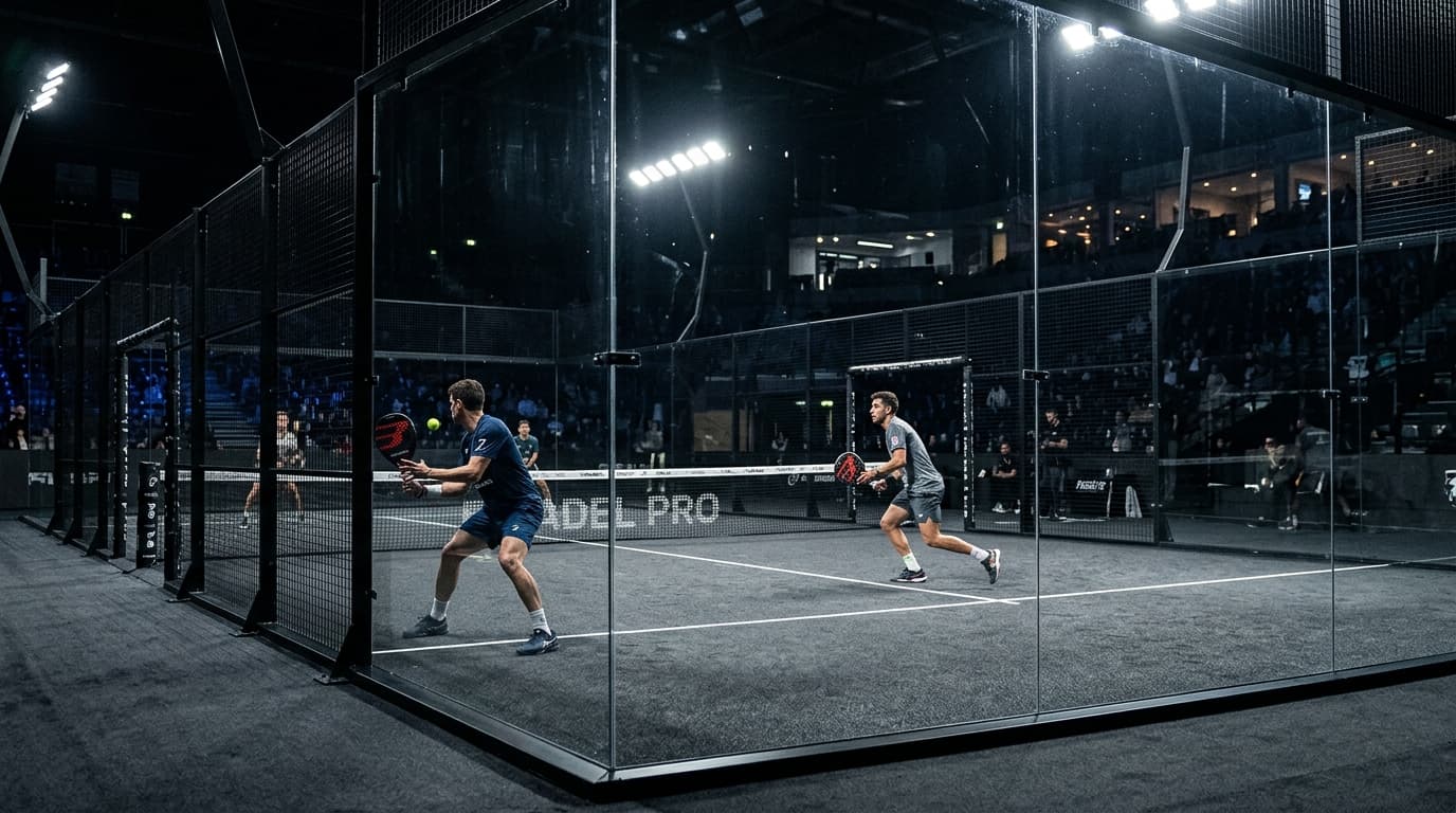 Tournament padel court