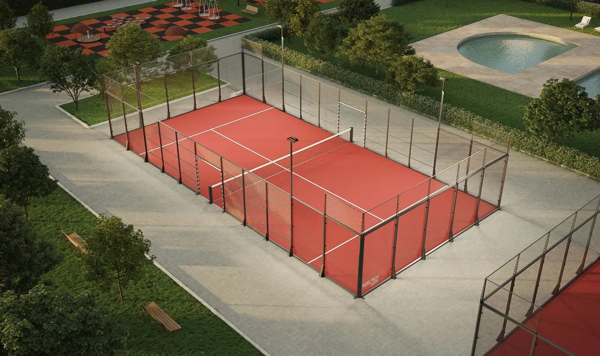 EVO padel court — view 1
